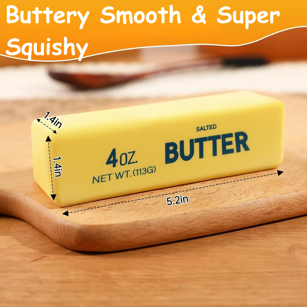 Butter Shaped Squishy - Fidget Sensory Toy