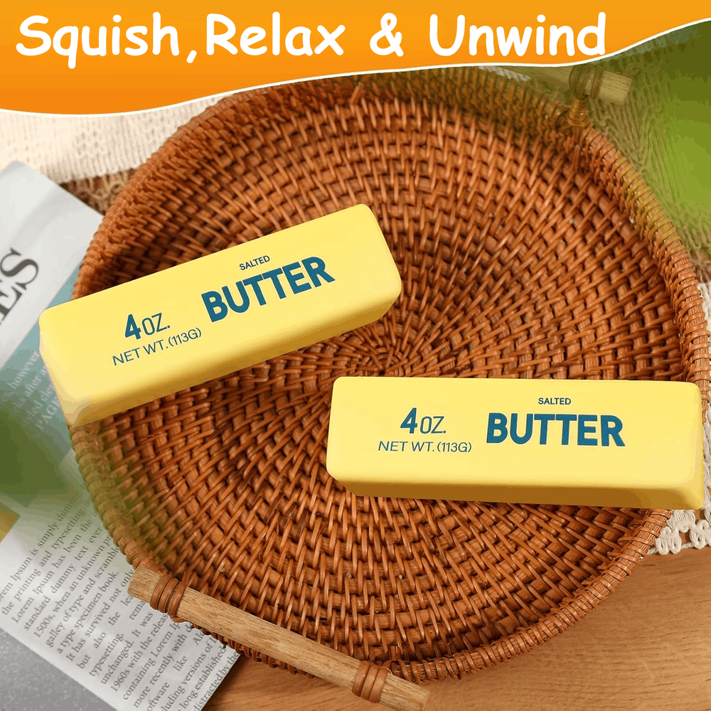 Butter Shaped Squishy - Fidget Sensory Toy