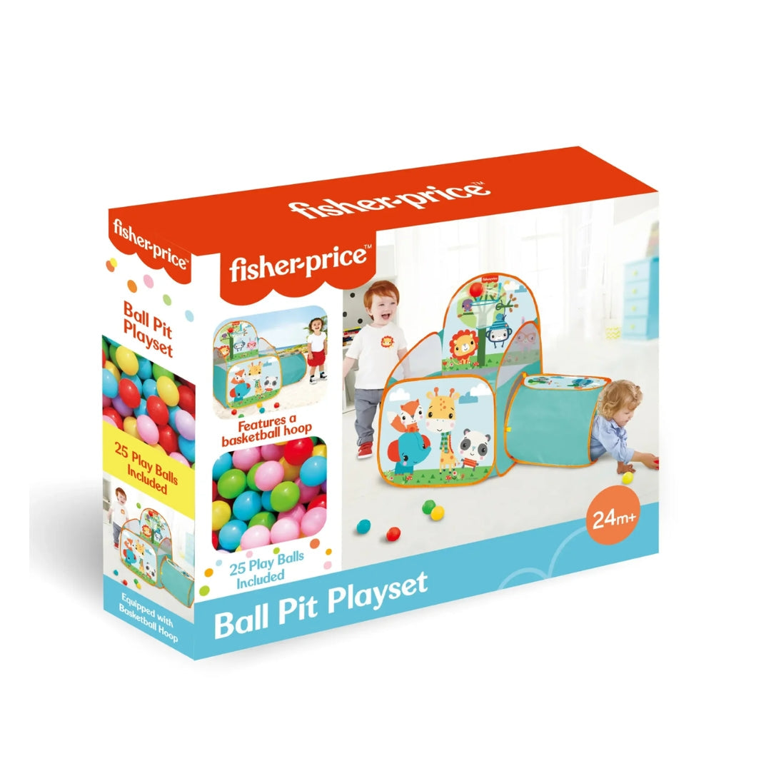 Fisher Price Ball pit playset w/tunnel 25 balls