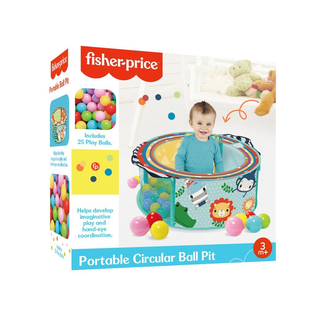 Fisher Price Circular ball pit w/25 balls
