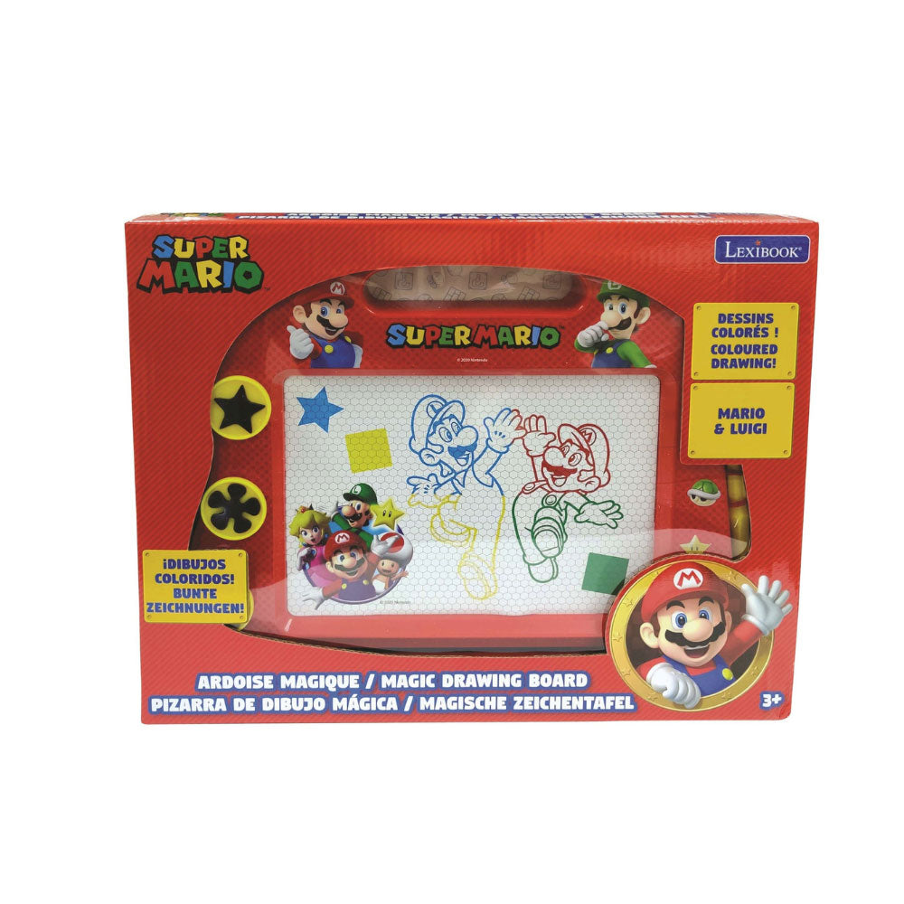 Lexibook Mario magnetic multicolor drawing board A5 w/accessories