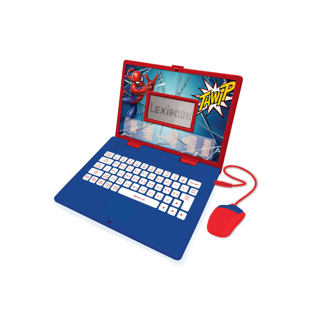 Lexibook Spiderman bilingual educational laptop Arabic/English