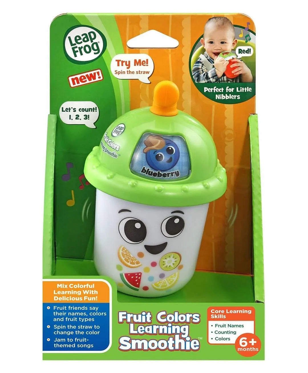 LeapFrog Fruit Colors Learning Smoothie toy in packaging