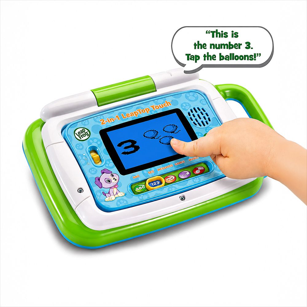 LeapFrog 2-in-1 LeapTop Touch - Convertible Educational Laptop Toy