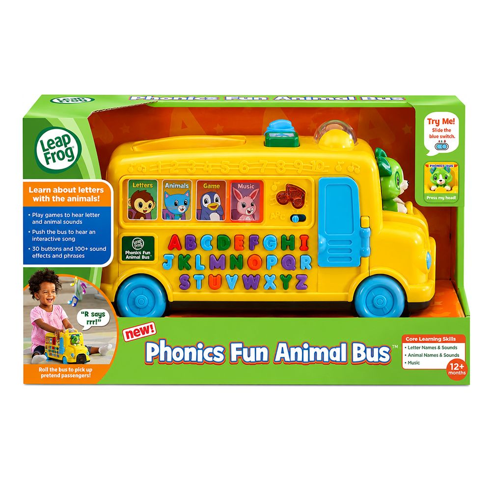 LeapFrog Alphabet Phonics Bus - Letters & Phonics Toy