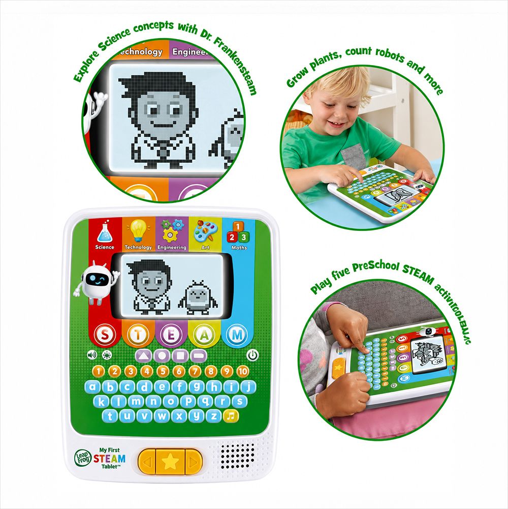 LeapFrog My First STEAM Tablet - Science, Tech, Art & Math Learning Toy