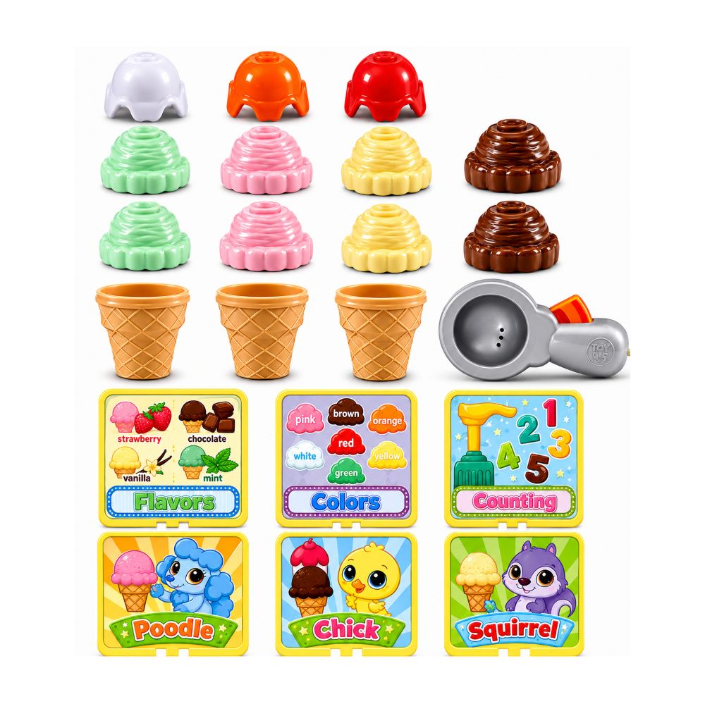 LeapFrog Scoop & Learn Ice Cream Cart - Role Play Toy