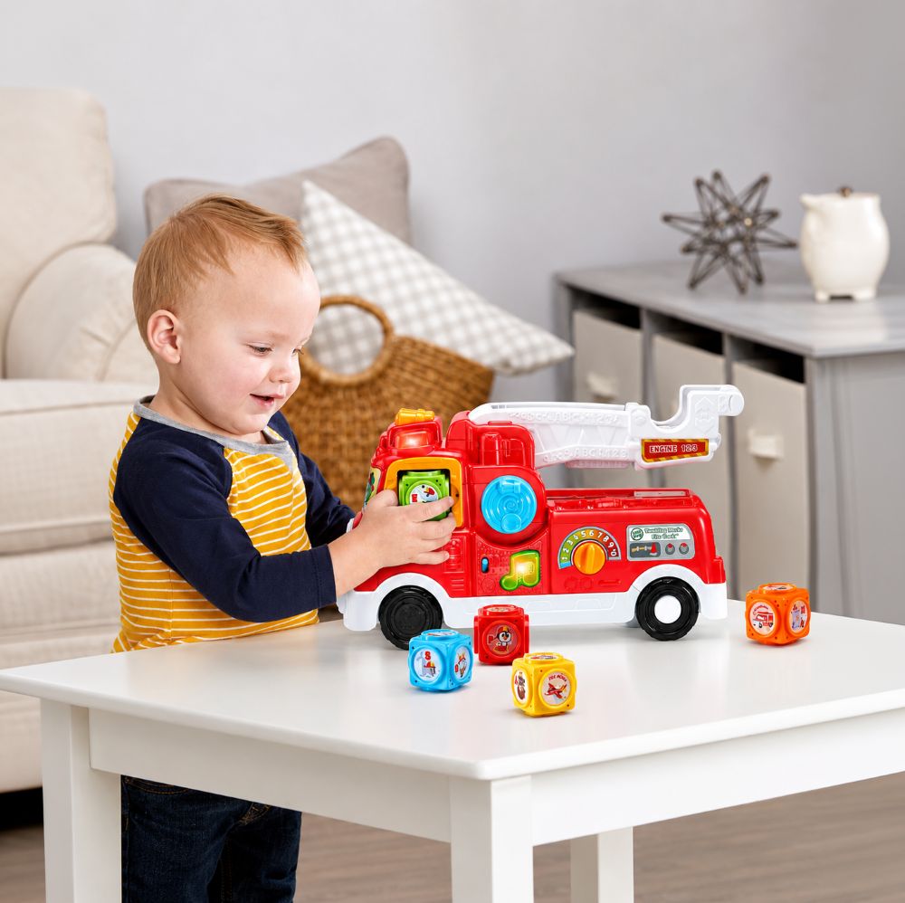 LeapFrog Tumbling Blocks Fire Engine - Stacking & Counting Toy