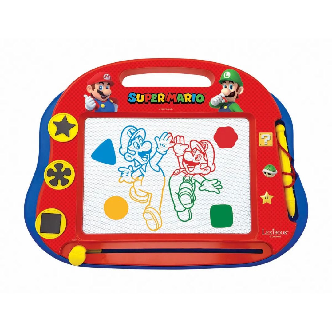Lexibook Mario magnetic multicolor drawing board A5 w/accessories