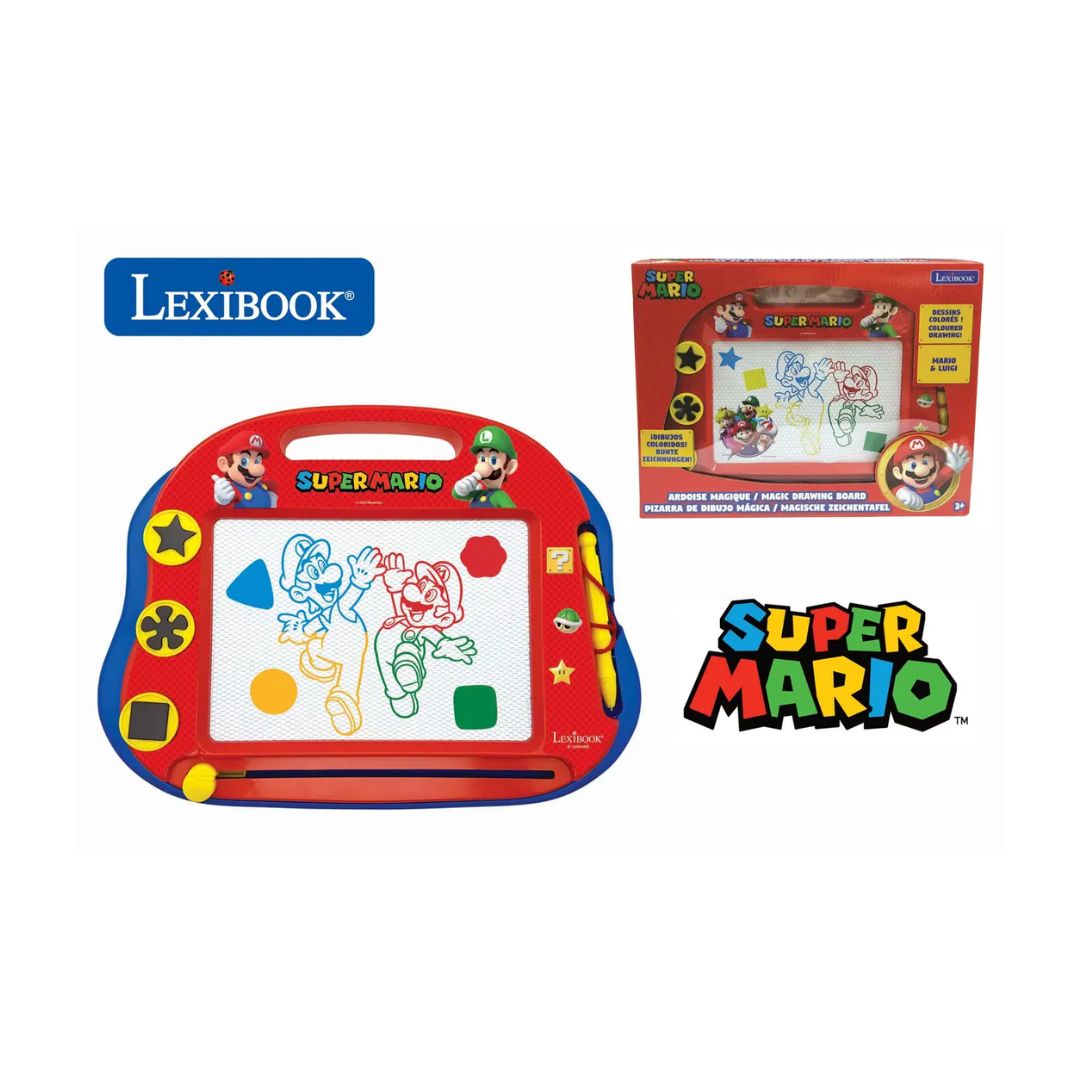 Lexibook Mario magnetic multicolor drawing board A5 w/accessories