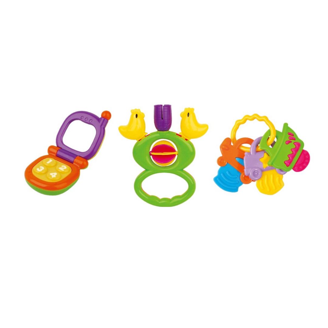 Tanny Kids baby rattle three piece set for infants