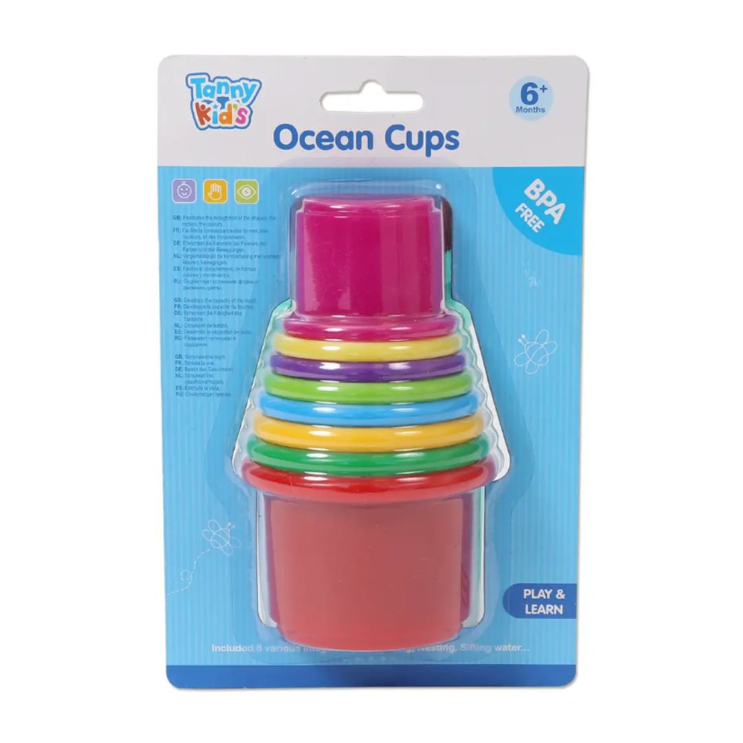 Tanny Kids ocean cups water toy for toddlers