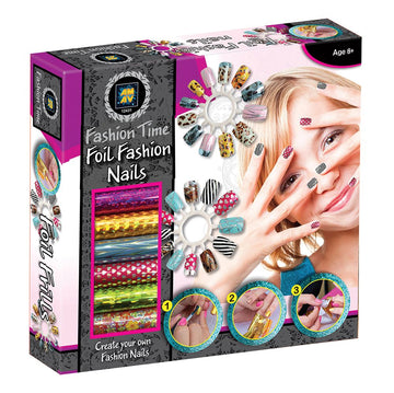 AMAV Fashion Time foil fashion nails kit for kids