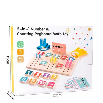 Wooden Finger Counting & Math Learning Board