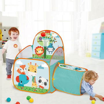 Fisher Price ball pit playset with tunnel for toddlers