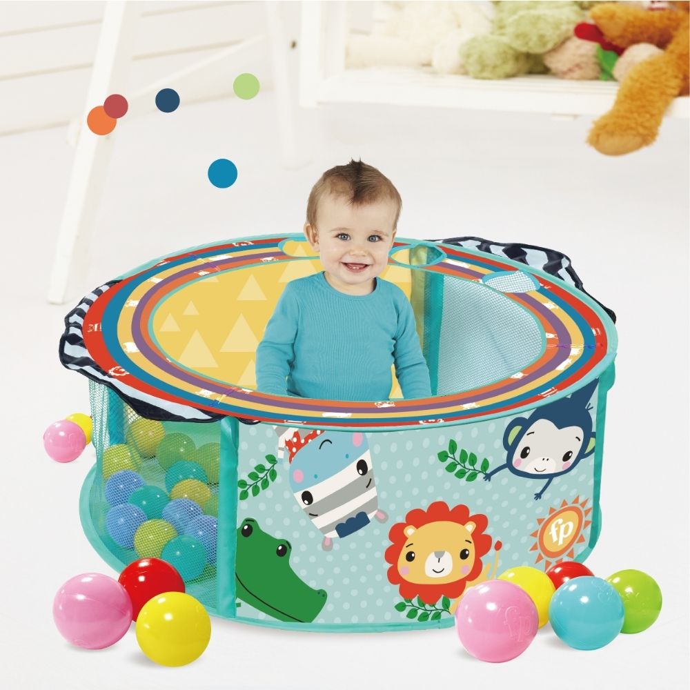 Fisher Price circular ball pit with 25 balls for toddlers