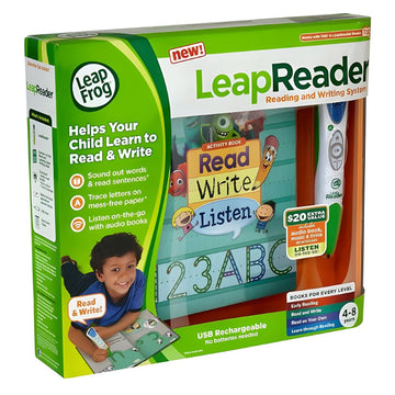 LeapFrog LeapReader green pen reading writing system for kids