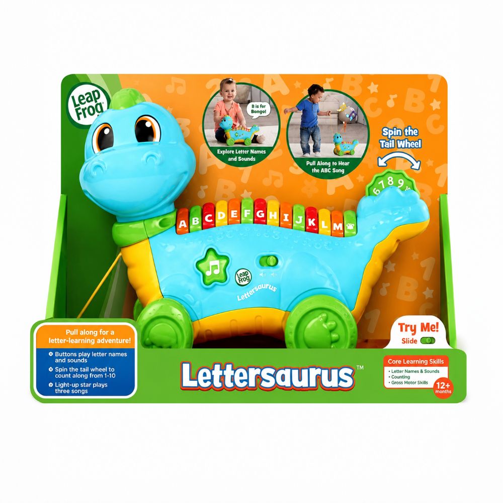 LeapFrog Lettersaurus dinosaur phonics toy for kids