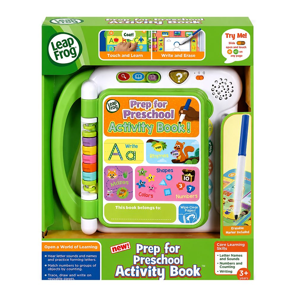 LeapFrog Prep for Preschool activity book for kids