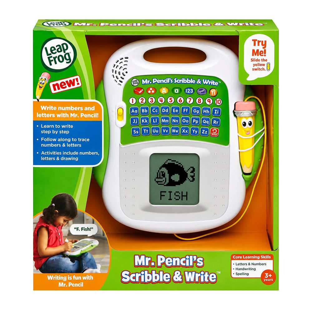 LeapFrog Mr Pencil's Scribble and Write tablet for kids
