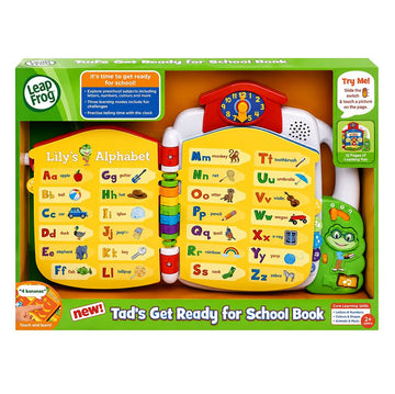 LeapFrog Tad's Get Ready for School interactive book for kids