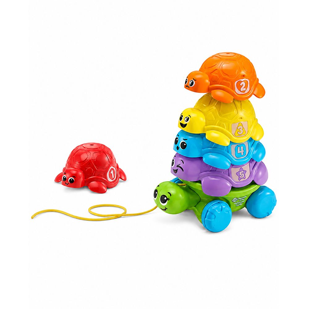 LeapFrog Nest and Count Turtle Tower stacking toy for kids