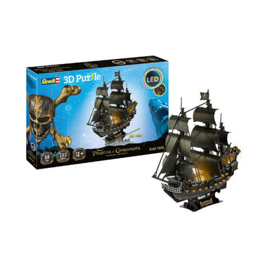 Revell 3D puzzle Black Pearl pirate ship LED edition for kids