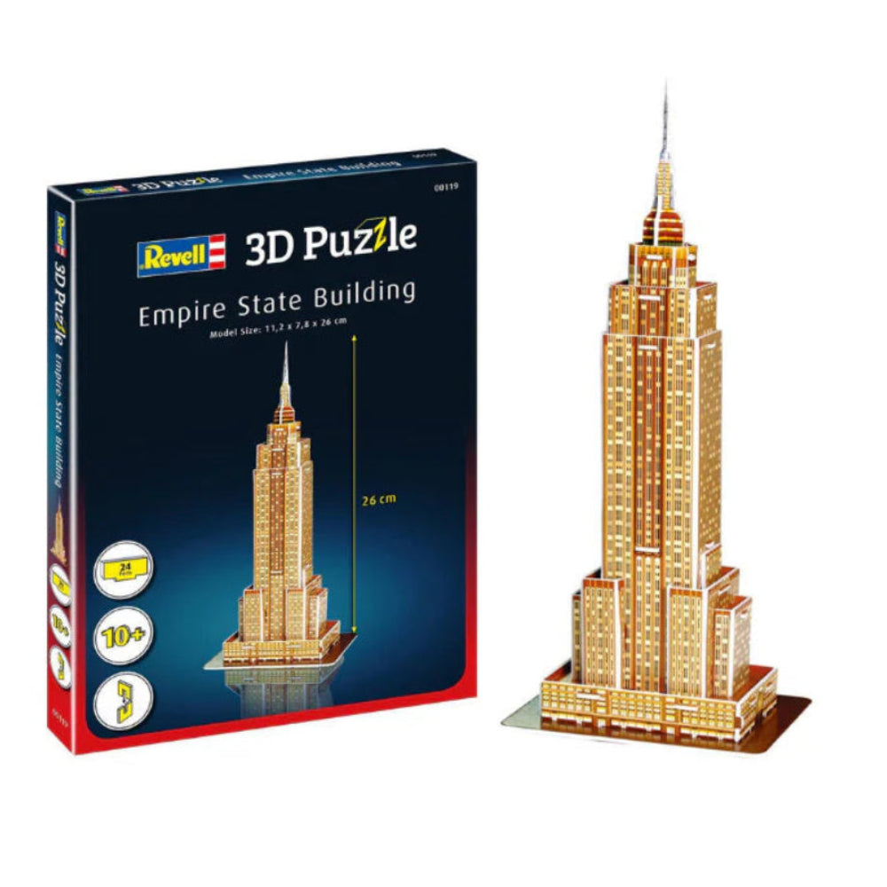 Revell mini 3D puzzle Empire State Building model for kids