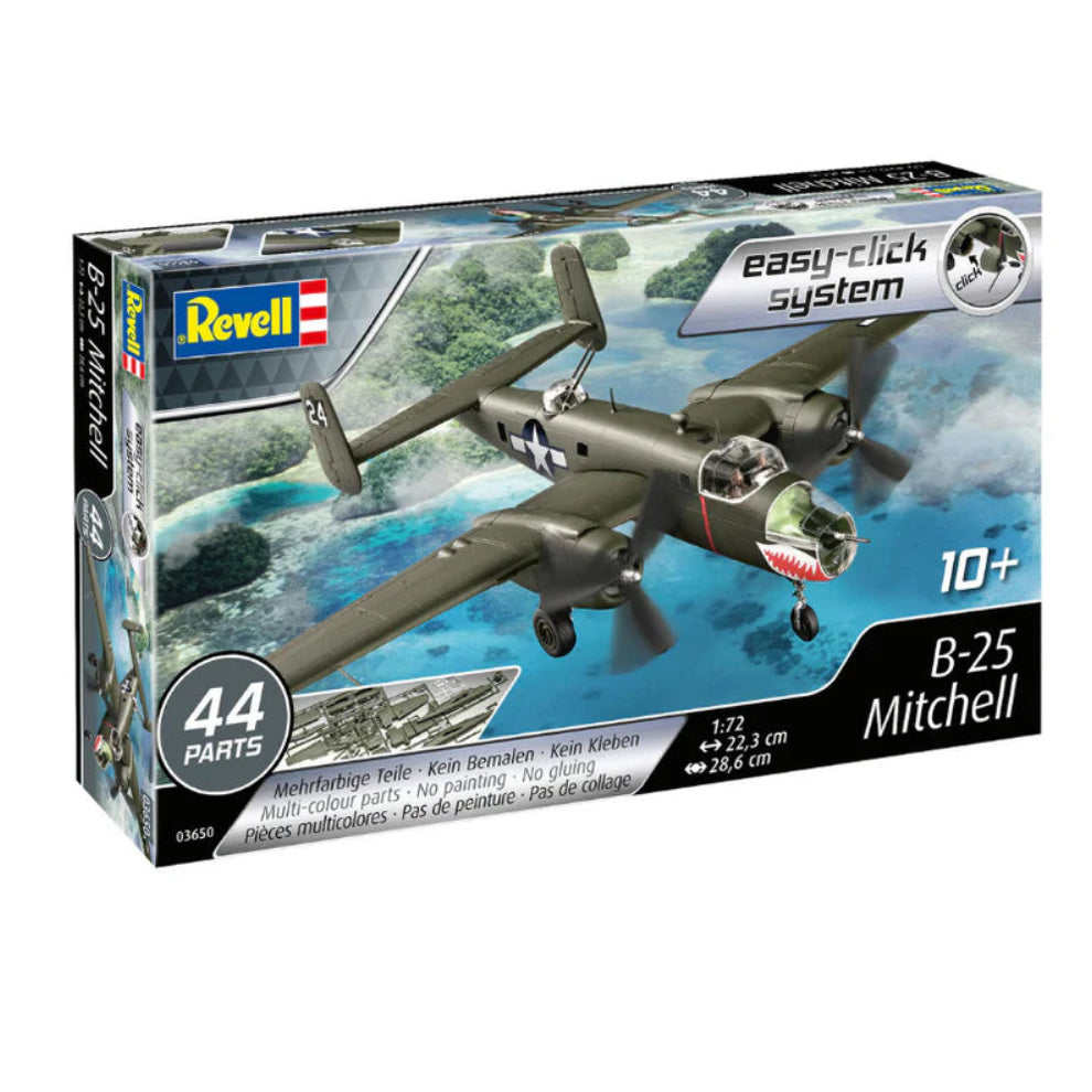 Revell Mitchell B-25 airplane assembly model kit for kids