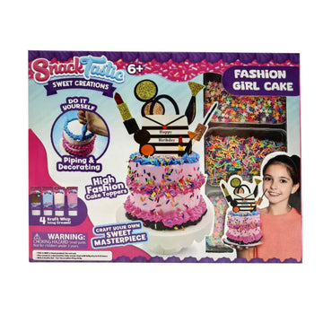 Snack Tastic Fabulous Fashion Cake DIY decorating kit for kids