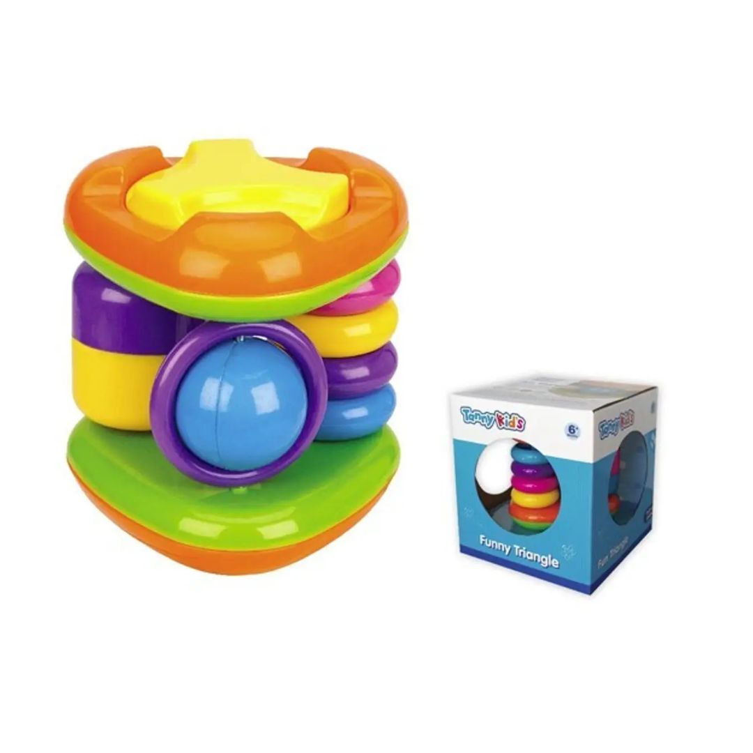 Tanny Kids funny triangle activity toy for toddlers