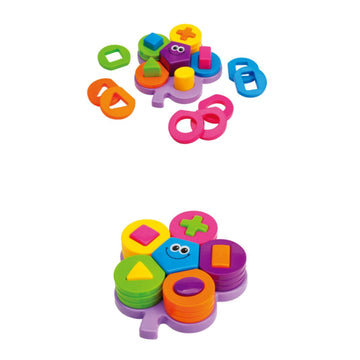 Tanny Kids geometric flower puzzle toy for toddlers