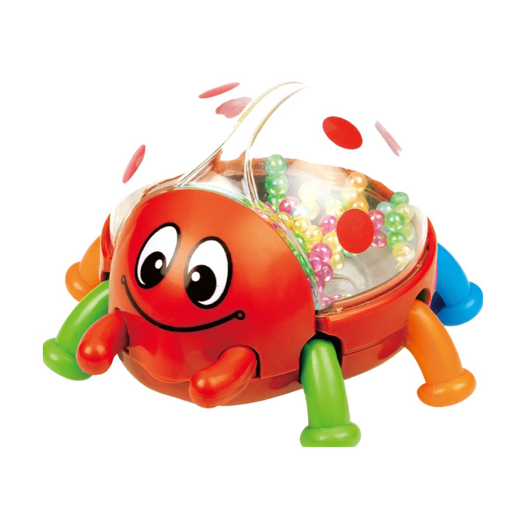 Tanny Kids jumping ladybug toy for toddlers