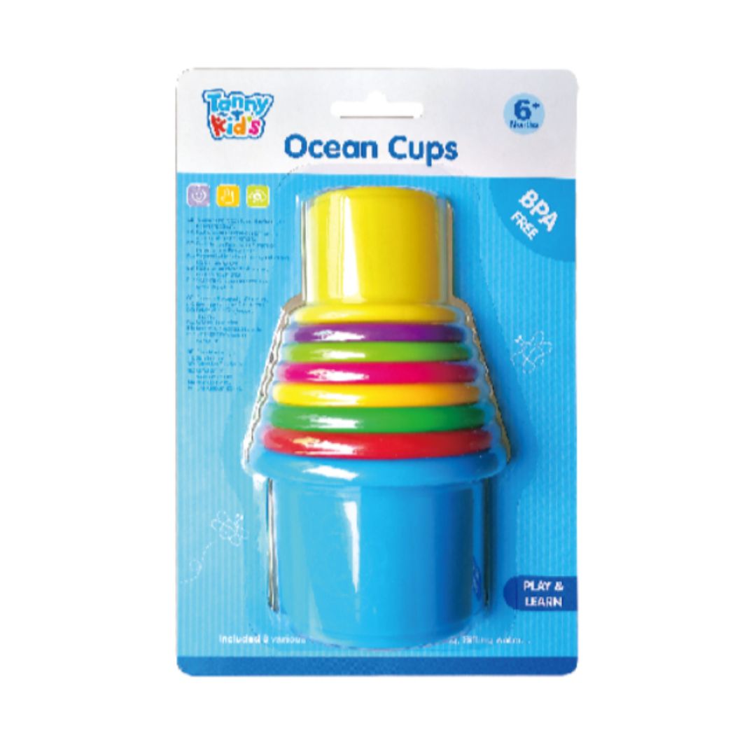 Tanny Kids ocean cups water toy for toddlers