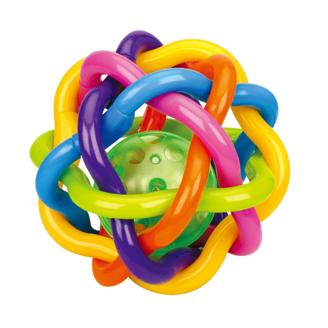 Tanny Kids colorful rainbow ball toy for babies and toddlers